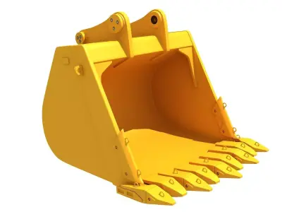 Excavator Bucket 3D model purchase