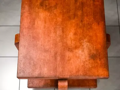PBR - Vintage Wooden Table - Game Ready Low-poly 3D model