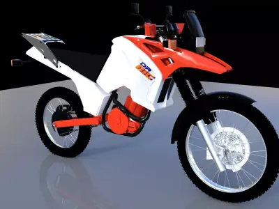 SUZUKI 750 DR Big Completed 3D model