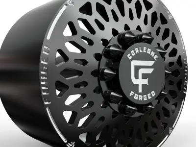 corleone front BUFFALINO DF dually wheel 3D print model 3D print model