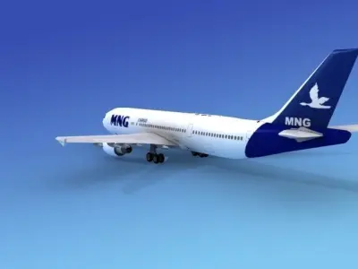 Airbus A300 MNG Cargo 1 3D model