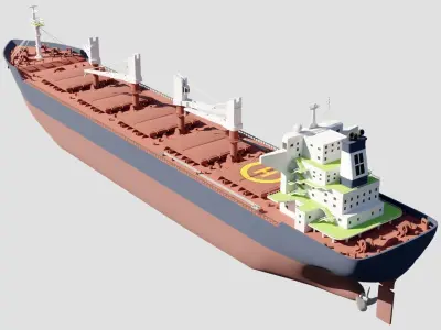 Bulk Ship 3D model
