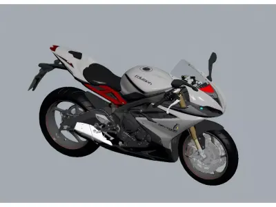 British Triumph Motorcycles 3D model