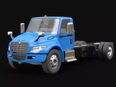 International eMV Electric Truck 3D model