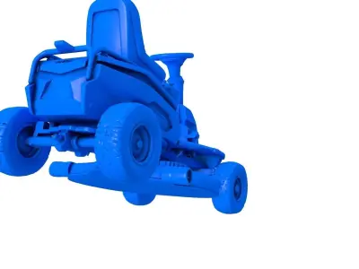 Lawn mower -  Electric lawn mower 3D print model