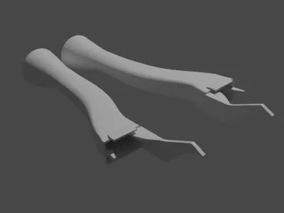 Additional inlet parts for Revell 1-32 scale Tornado GR1 3D print model