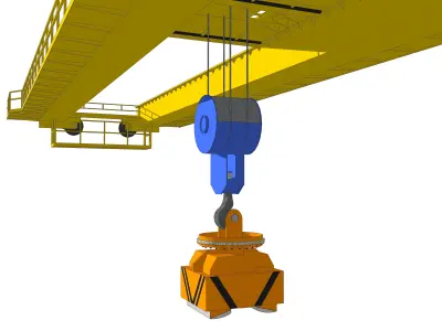 Overhead Crane 3D model purchase