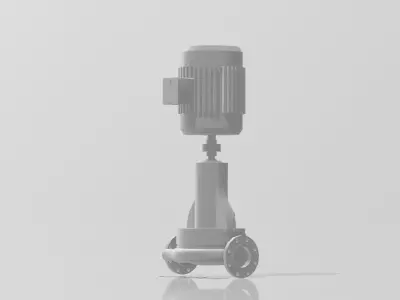 vertical pump 3D print model