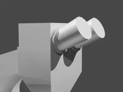 Biology Microscope Free low-poly 3D model