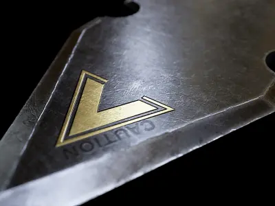 Knife two swords Low-poly 3D model purchase