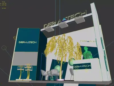 Exhibition - Area -6X3-3DMAX200-54 3D model