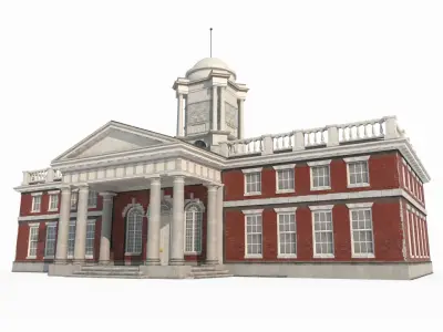 City Hall in the Steam Age Architecture 3D model