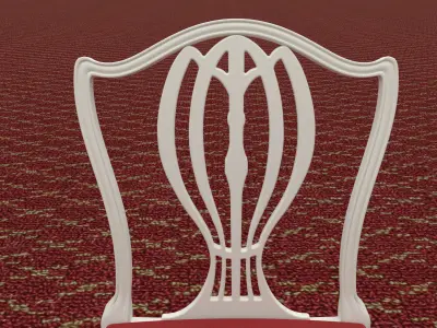Georgian Dining Chair 3D model