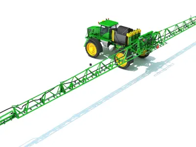 Sprayer and Spreader Machine 3D model