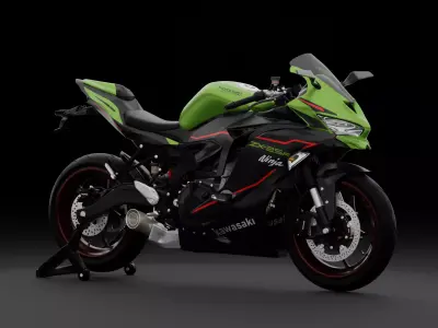 Kawasaki Ninja ZX-25R First Generation 3D model