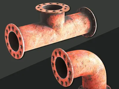 Pipes - Industrial Collection 3D model
