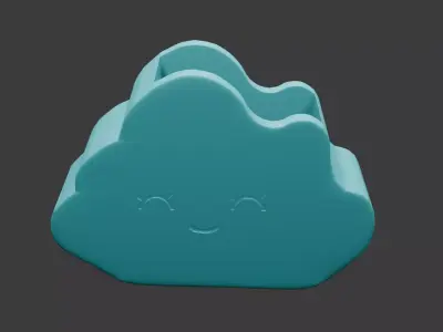 cloud flower pot 3D model