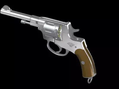 Nagant M1895 3D model purchase