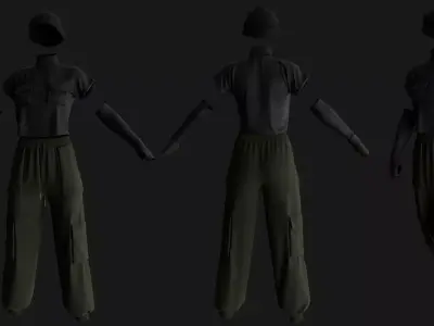 2 Tactical outfits vol04 3D model
