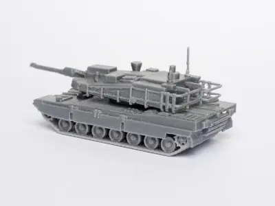 K2 Black Panther Tank Model Kit Free 3D print model