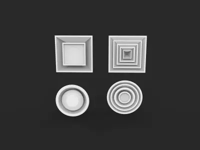 ceiling air conditioner 3D model