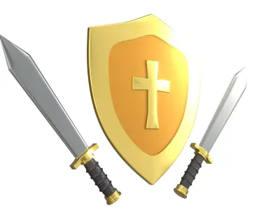 Sheild and Sword 3D model