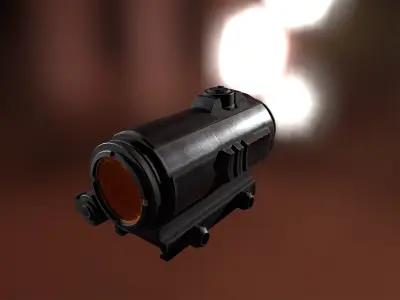 DK-9 Optic Low-poly 3D model