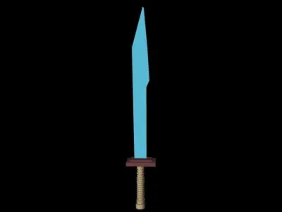 Training sword 3D model