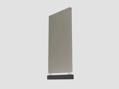 Style advertisement close to a urban street in city 3D model order