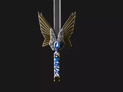 SWORD MODEL Low-poly 3D model purchase