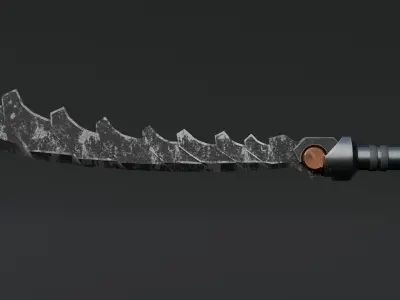 Composite Sword - Shadow Fight 2 Inspired  Low-poly 3D model