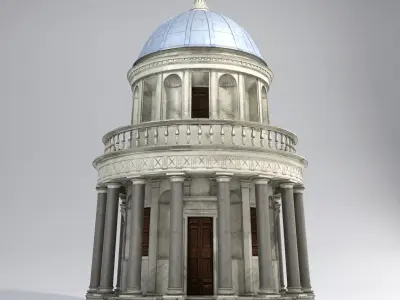 Roman temple - Tempietto del Bramante 3D model