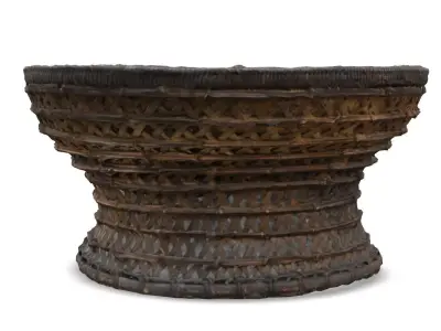 bamboo basket 3D model purchase