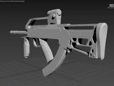 Machine Gun 3D model 22