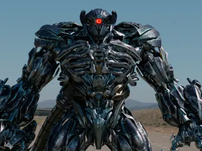 Rigged Transformers Shockwave 3d model 3D model