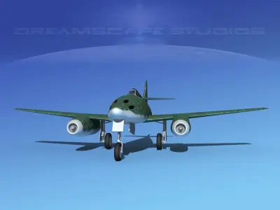 Messerschmitt ME-262A1 Swallow V06 3D model