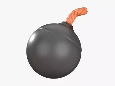 Bomb 3D Illustration 3D model buy