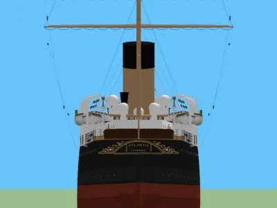 SS Atlantic 3D model