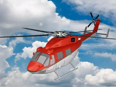 Helicopter 3D model