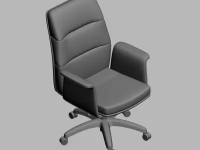 office chair 12 3D model
