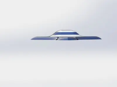 worlds fastest rc plane blue version Free 3D model