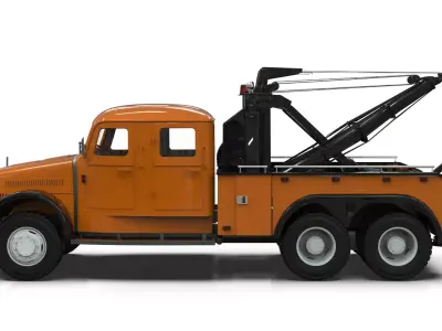 Tatra 141 Heavy Hauler with Holmes 850 Wrecker System 3D print model
