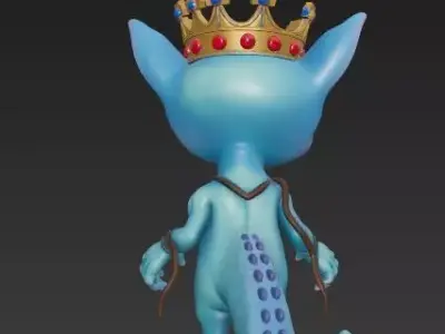 Sci-fi alien royalty1 3D model