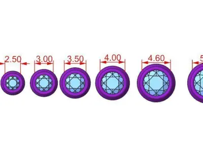 Bezels 7 part 3D print model