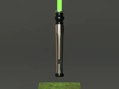 Qui Gon Jinns Lightsaber 3D model