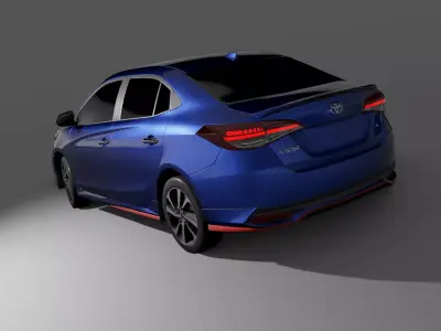 Toyota Vios XP150 2019 3D model