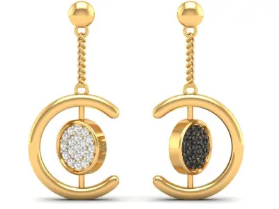 diamond earring dp-1 Texture