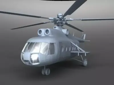 Mi 8 helicopter 3D model