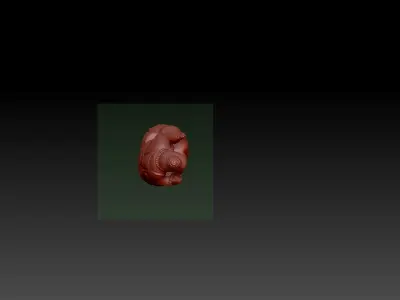 hindi monk 3D print model