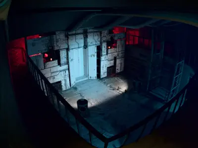 KV-31 6th test Threshold Backrooms Low-poly 3D model